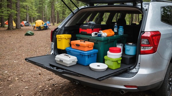 Maximiser l'espace de stockage en camping